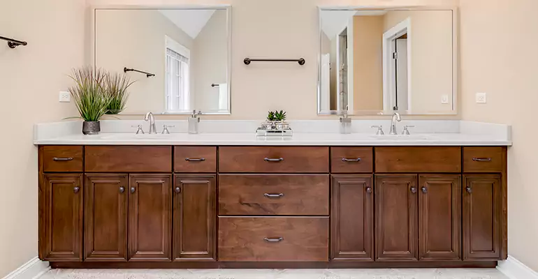 Bathroom Cabinet Renovation in Kalispell