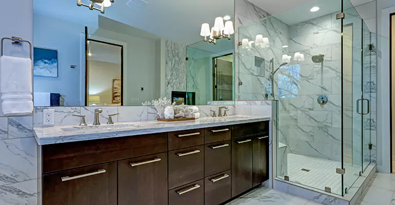 Partial Bathroom Reconstruction in Kalispell