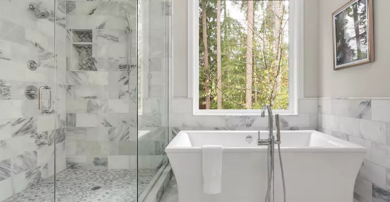 Bathtub to Tile Shower Conversion in Kalispell